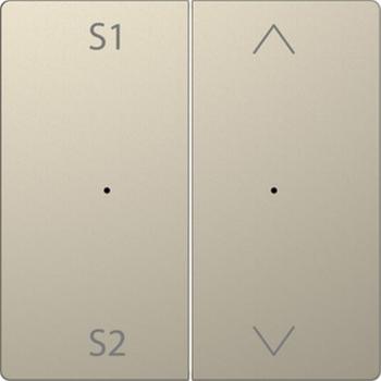Merten Wippen fŸr Taster-Modul 2fach (Szene1/2, Pfeile Auf/Ab), Sahara, System Design MEG5227-6033