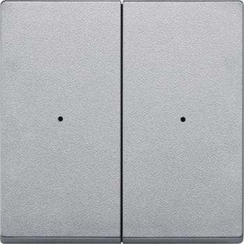 Merten Wippen fŸr Taster-Modul 2fach, aluminium, System M MEG5220-0460