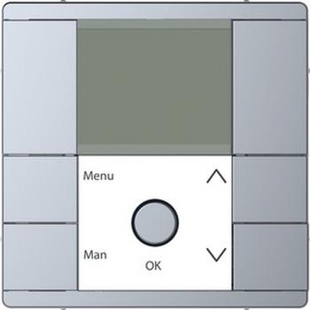Merten Zeitschaltuhr-Modul, Edelstahl, System Design MEG5755-6036