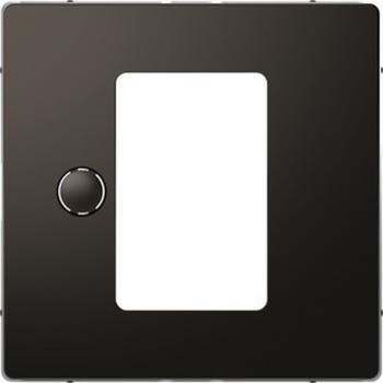 Merten Zentralplatte für Universal Temperaturregler-Einsatz mit Touch-Display Anthrazit, System Design MEG5775-6034