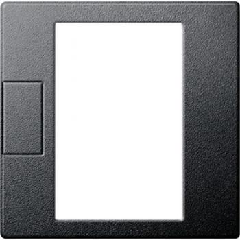 Merten Zentralplatte für Universal Temperaturregler-Einsatz mit Touch-Display anthrazit, System M MEG5775-0414