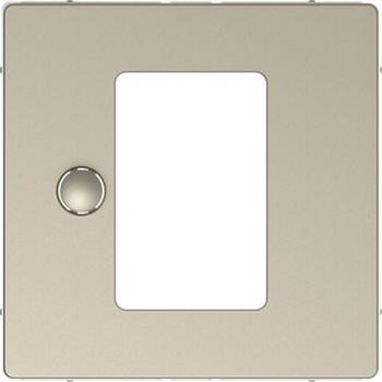 Merten Zentralplatte für Universal Temperaturregler-Einsatz mit Touch-Display Saharah, System Design MEG5775-6033