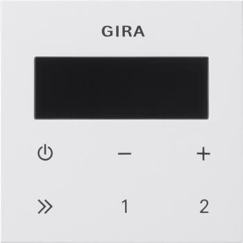 Gira Bedienaufs. UP-Radio RDS System 55 Reinweiß 248003