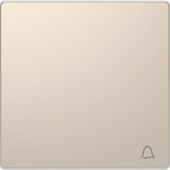 Merten Wippe mit Kennzeichnung Klingel, Champagnermetallic, System Design MEG3305-6051