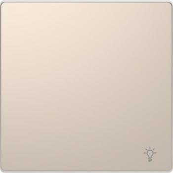 Merten Wippe mit Kennzeichnung Licht, Champagnermetallic, System Design MEG3302-6051