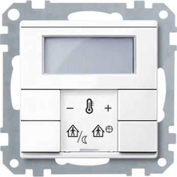 Merten Raumtemperaturregler mit Display, aktivweiß glänzend, System M MEG6241-0325