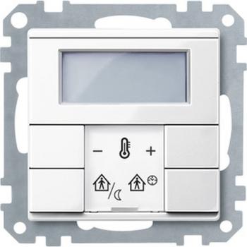 Merten Raumtemperaturregler mit Display, polarweiß glänzend, System M MEG6241-0319