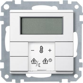 Merten Raumtemperaturregler mit Display, polarweiß, System M MEG6241-0419