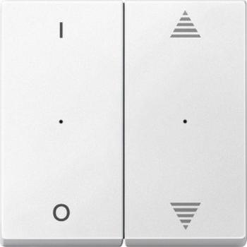 Merten Wippen fŸr Tastermodul 2fach mit Aufdruck 1/0 und Auf/Ab, polarwei§, System M 625619