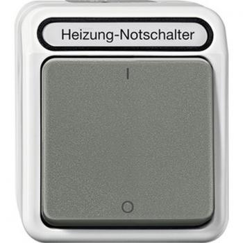 Merten AQUASTAR Heizungs-Notschalter 3-polig lichtgrau MEG3643-8029