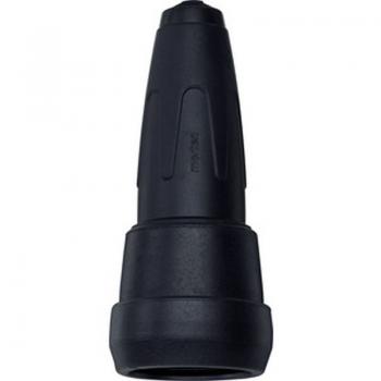 Merten Vollgummi-SCHUKO-Kupplung mit Schnappkragen, schwarz 172951