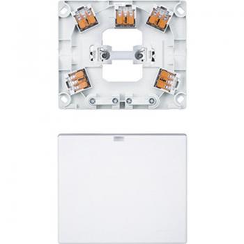 Merten Herd- und Ger_teanschlussdose UP mit 2 Ausg_ngen und Steckklemmen, polarwei§ MEG1010-9019