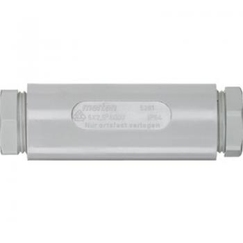 Merten Kabelverbindungsmuffe, 5 x 2,5 mm2, grau 526129