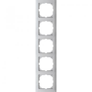 Merten M-Pure-Rahmen, 5fach, aluminium MEG4050-3660
