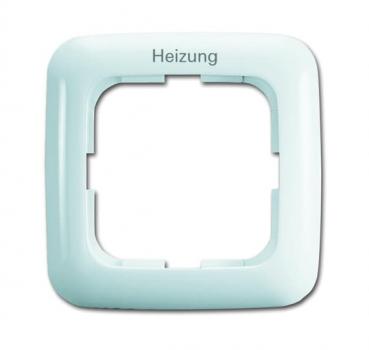 B+J Reflex SI, Rahmen 1-fach mit Aufdruck Heizung-Notschalter alpinwei§ 2511JH-214