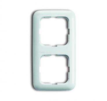 B+J Reflex SI, Rahmen 2-fach, alpinwei§ 2512-214