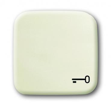 B+J Busch-Duro 2000¨ SI, Wippe mit Symbol ""SchlŸssel"" wei§ 2520TR-212""