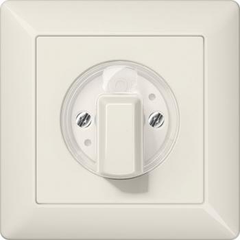 Jung AS500 Abdeckung Jalousie Drehschalter mit Vollplatte Weiß AS1541