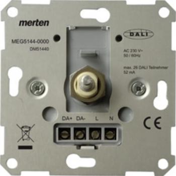 Merten DALI-Drehdimmer-Einsatz Tunable White mit Spannungsversorgung MEG5144-0000