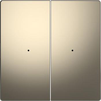 Merten Wippen für Taster-Modul 2fach, Nickelmetallic, System Design MEG5220-6050