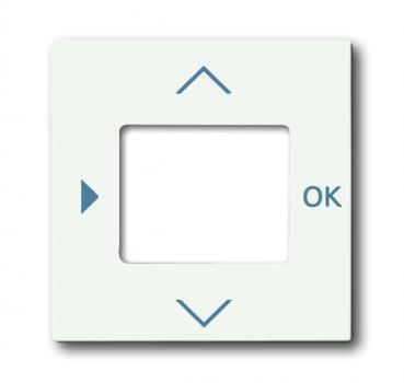 B+J future® linear, Zentralscheibe für Timer® Bedienelement, studioweiß matt 6435-884