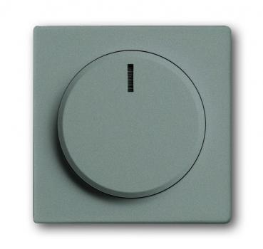 B+J solo®, Bedienelement für Drehdimmer, graumetallic 6540-803-102