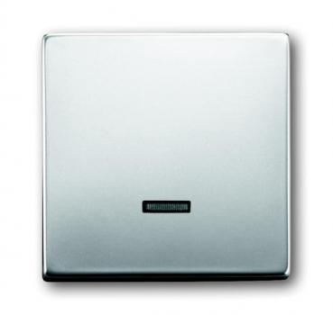 B+J pur edelstahl,Tastdimmer Abdeckung 6543-866-101