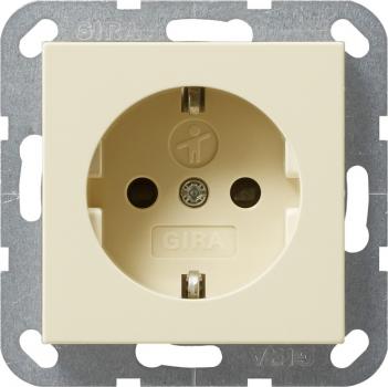 Gira SCHUKO SH o.Kr. System 55 Cremeweiß 275501
