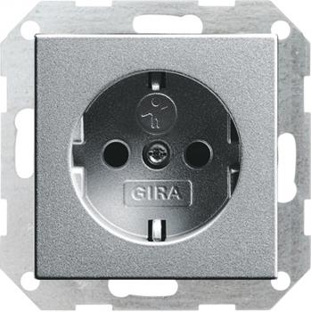 Gira SCHUKO SH o.Kr. System 55 F Alu 275526