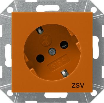 Gira SCHUKO 30° + SH ZSV System 55 Orange 275702