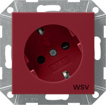 Gira SCHUKO 30° + SH WSV System 55 Rot 275802