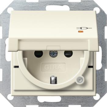 Gira SCHUKO KD Kontroll + SH System 55 Cremeweiß 276301