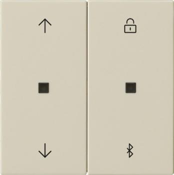 Gira S3000 Jalousie- + Schaltuhr BT System 55 Cremewei§ 536701