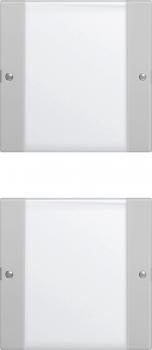 Gira Wippenset 2f (1+1) BSF System 55 Klar/Grau m 2132015