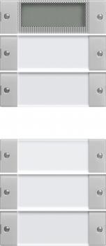 Gira Wippenset 5f Plus (2+3) BSF System 55 Klar/Grau m 2145015