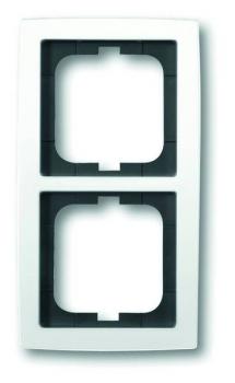 B+J solo¨,  Rahmen 2/fach studioweiss 1722-84