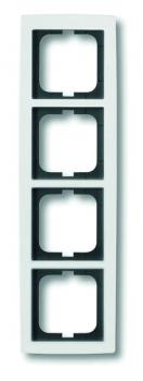 B+J solo¨,  Rahmen 4-fach studioweiss 1724-84