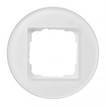 Gira Abdeckrahmen 1f Gira Studio G Weiß 0211130