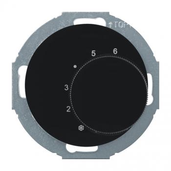 Berker Serie 1930 / R.classic Thermostat Wechsler schwarz, glaenzend  20262035