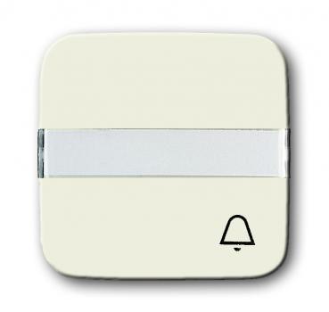 B+J Wippe, weiss, SI/Reflex SI, Abdeckungen fuer Schalter/Taster 2506 N/KI-212