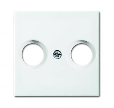 B+J balance SI Antennen Abdeckungen 2loch alpinweiss 2531-914