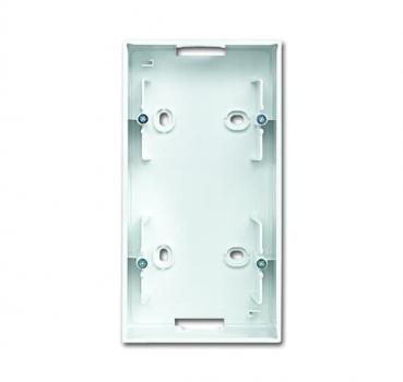 B+J Busch-balance SI Aufputz-Gehaeuse 2-fach alpinweiss 1702-914