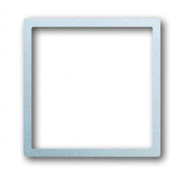 B+J Zentralscheibe, alusilber, impuls, Abdeckungen fuer LED-Licht 1716-783