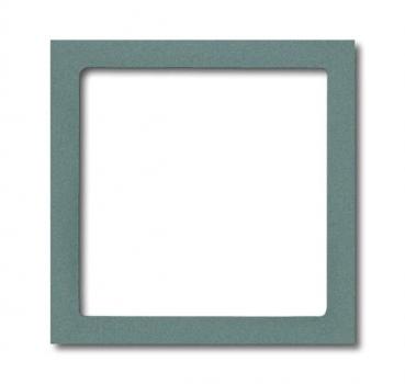 B+J Zentralscheibe, graumetallic, solo, Abdeckungen fuer LED-Licht 1716-803