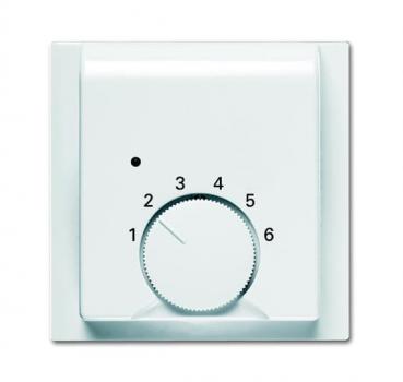 B+J Zentralscheibe, alpinweiss, SI/Reflex SI, Bedienelemente fuer Raumtemperaturregler 1795 HK-74