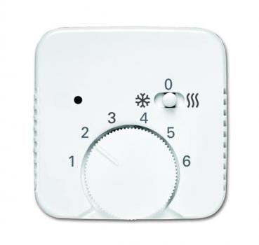 B+J Zentralscheibe, alpinweiss, SI/Reflex SI, Bedienelemente fuer Raumtemperaturregler 1795 HKEA-214