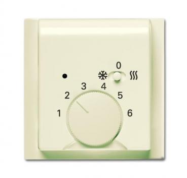 B+J impuls Zentralscheibe, elfenbein/weiss Bedienelemente fuer Raumtemperaturregler 1795 HKEA-72