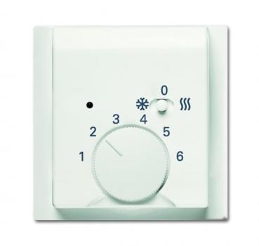 B+J future¨ linear, Abdeckung fuer Raumtemperaturregler studioweiss matt 1795 HKEA-774