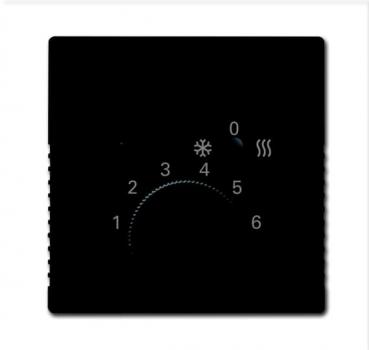 B+J Zentralscheibe, anthrazit, SI/Reflex SI, Bedienelemente fuer Raumtemperaturregler 1795 HKEA-81