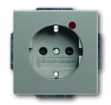 B+J future® linear Busch-Protector Steckdosen graumetallic 2310EUGL/VA-803-11